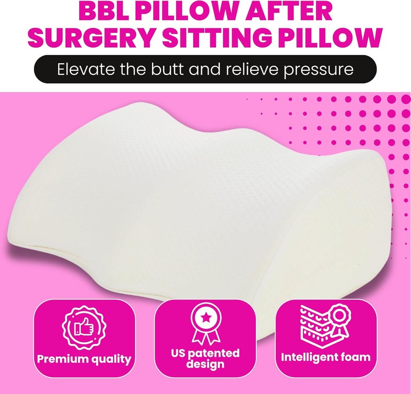 bombshell booty pillow XXL BBL Pillow After Surgery Lifting Cushions, Soft Brazilian Butt Lift Pillow After Surgery, Post Surgery Pillows BBL Recovery Must Haves, Butt Pillows for Sitting After Surgerys - Image 3